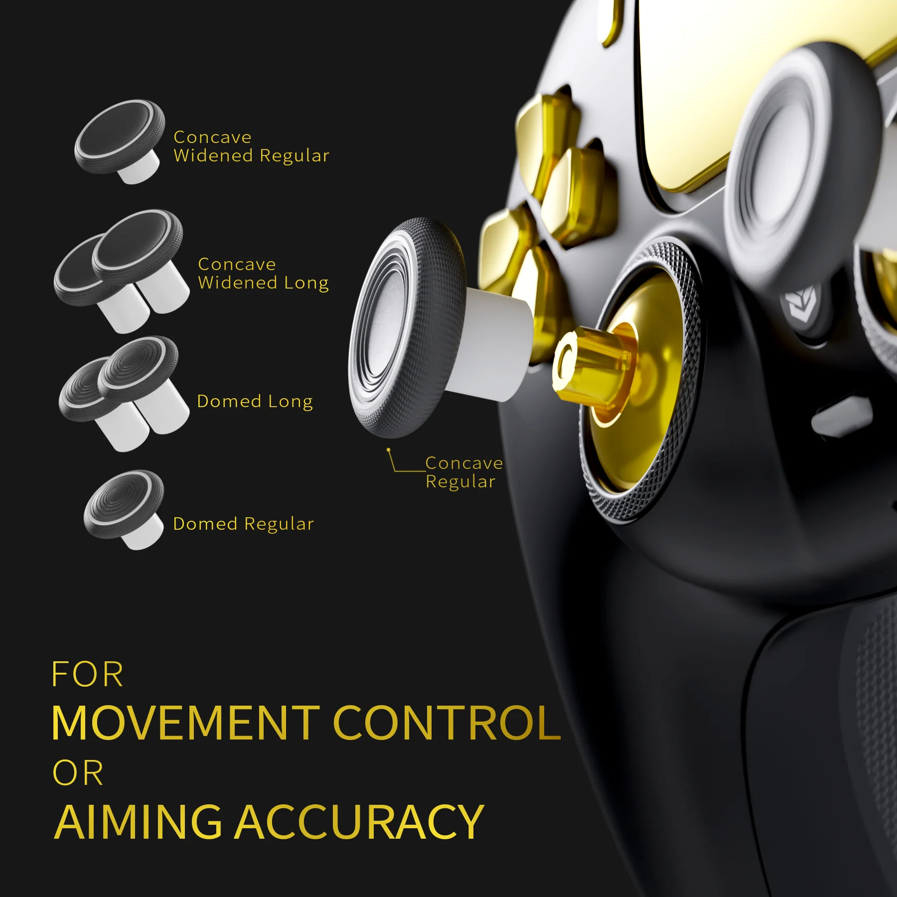 HEXGAMING RIVAL PRO Controller with Hall Effect Joysticks for PS5, PC, Mobile - Blue Flame - Image 9